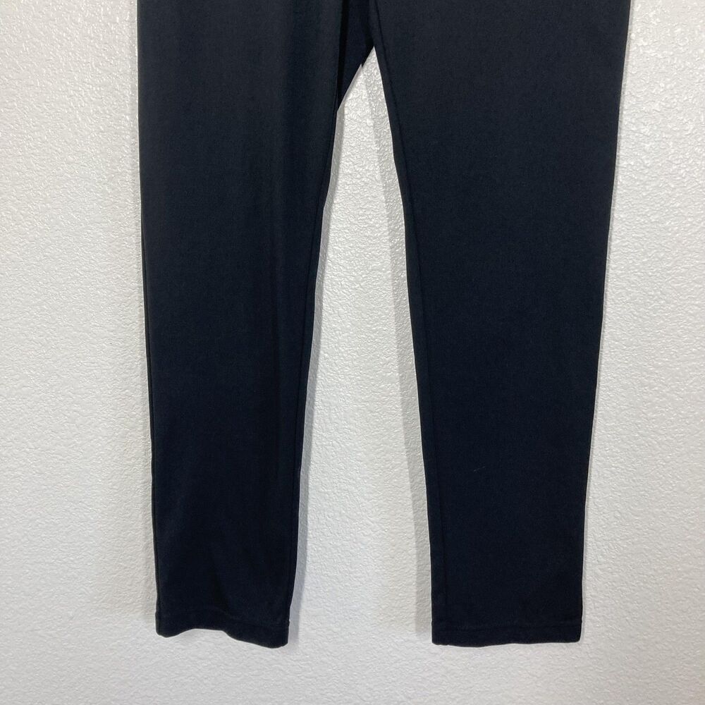 Bearbottom Pants Mens Medium Black Polyester Slim Fit Chino Elastic Waist Casual - Picture 3 of 12